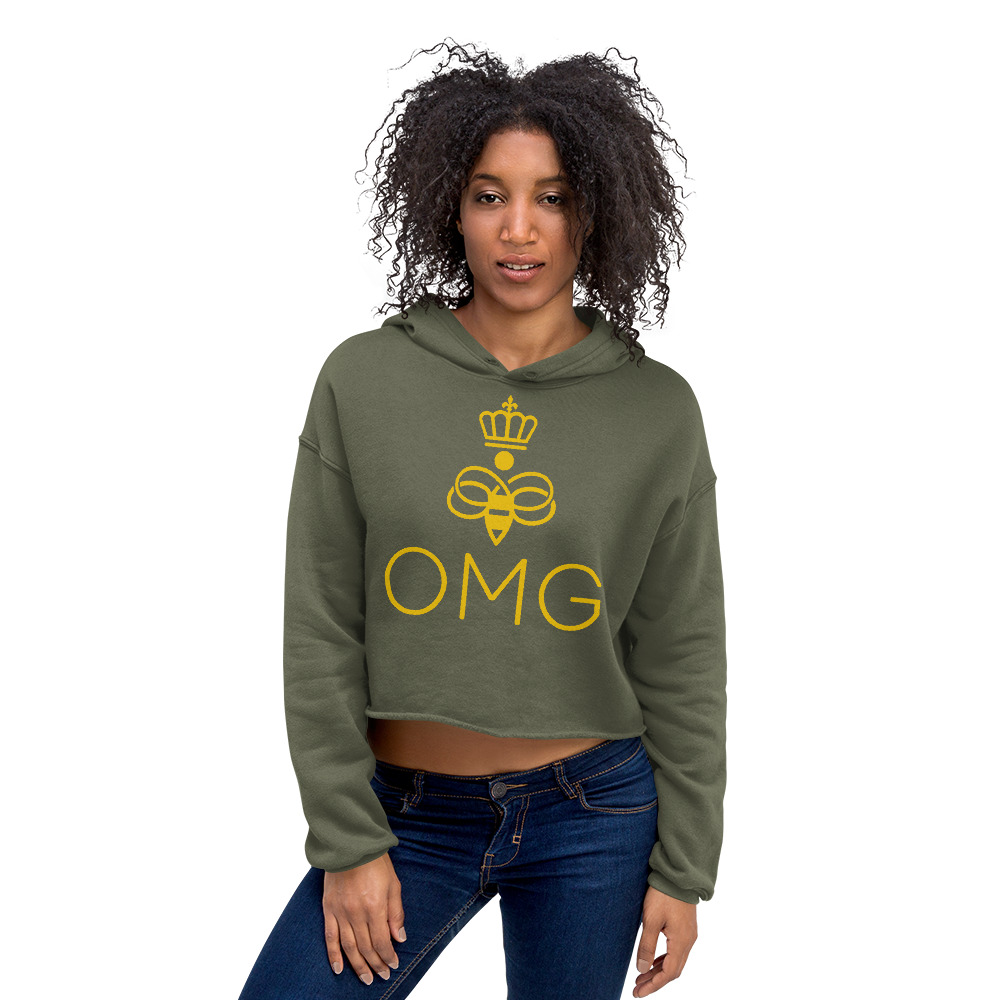 Download OMG Crop Hoodie - OB Mom Group